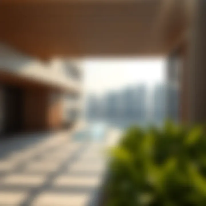 Prime Location of Aark Residences Panoramic view of the prime location of Aark Residences in Dubai