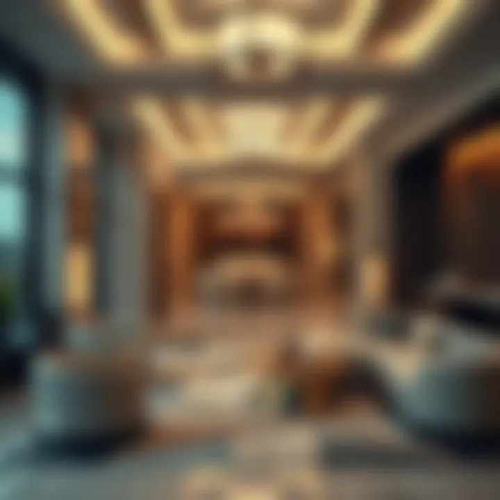 Luxurious interior showcasing the amenities of Afamia Tower