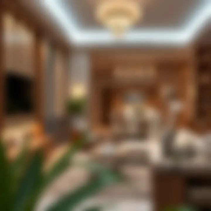 Luxurious Living Spaces in Al Jaddaf Avenue Luxurious residential interiors of Al Jaddaf Avenue apartments