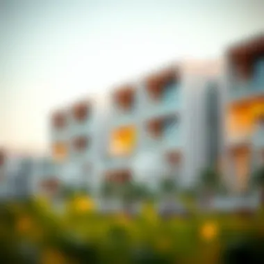 Contemporary Architecture in Al Nuaimia Modern residential buildings in Al Nuaimia highlighting architectural styles