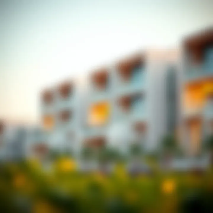 Contemporary Architecture in Al Nuaimia Modern residential buildings in Al Nuaimia highlighting architectural styles