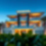 Stunning exterior view of Anantara North Residence showcasing its modern architectural design