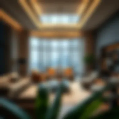 Luxurious living space inside Anantara North Residence highlighting contemporary furnishings