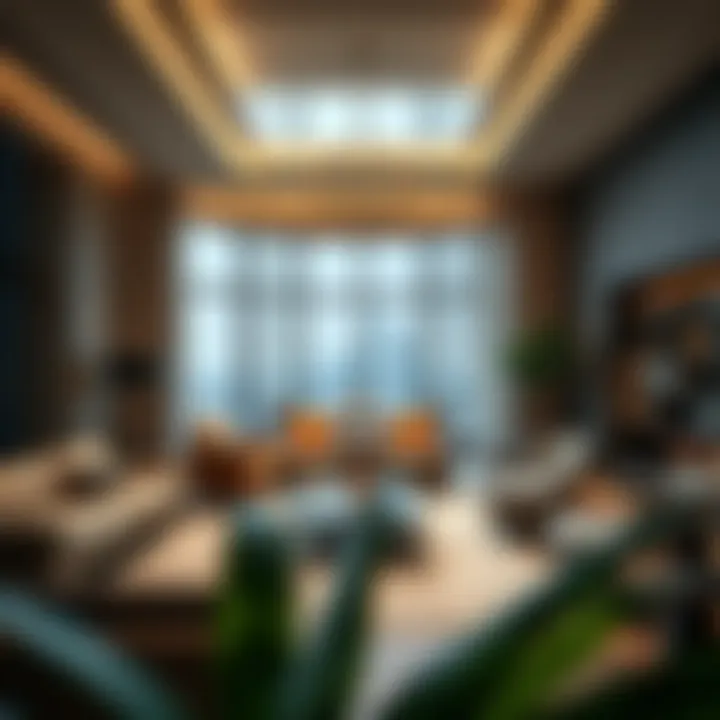 Luxurious living space inside Anantara North Residence highlighting contemporary furnishings