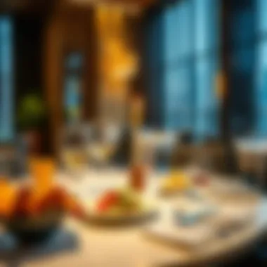 Gourmet Experience at Azizi Plaza Hotel Exquisite dining setup highlighting gourmet culinary experience