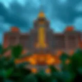 Majestic view of Azizi Plaza Hotel's stunning architecture