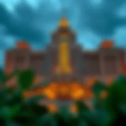 Majestic view of Azizi Plaza Hotel's stunning architecture