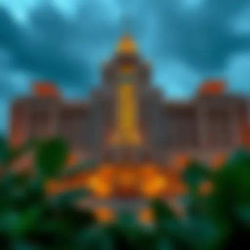 Majestic view of Azizi Plaza Hotel's stunning architecture