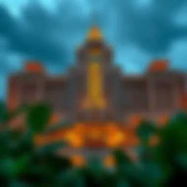 Architectural Marvel of Azizi Plaza Hotel Majestic view of Azizi Plaza Hotel's stunning architecture