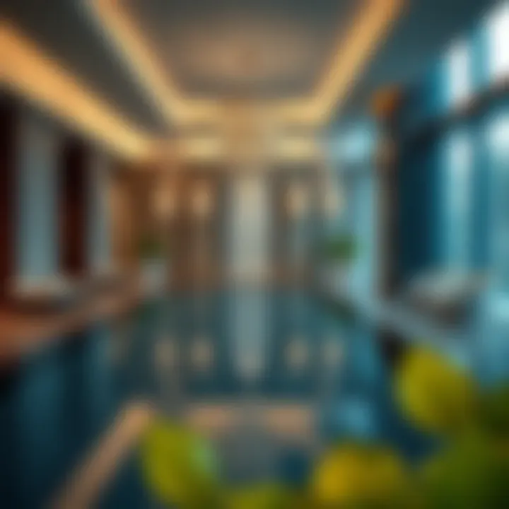 Serene Wellness Facilities at Azizi Plaza Hotel Tranquil wellness area promoting relaxation and rejuvenation