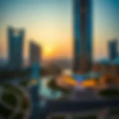 Prime Location of Bahia 1 Building in Dubai Panoramic view showcasing the location of Bahia 1 Building