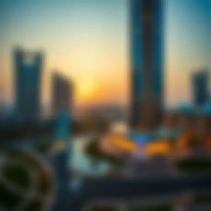 Prime Location of Bahia 1 Building in Dubai Panoramic view showcasing the location of Bahia 1 Building
