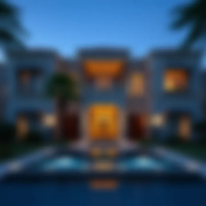 Luxurious Villa Exterior Luxurious villa exterior in Dubai