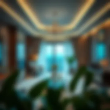 Interior Elegance of Binghatti Amber Luxurious interior of a residence at Binghatti Amber highlighting modern amenities