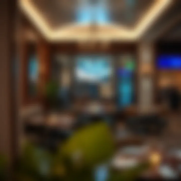 Culinary Delights Await at Circle Mall A cozy dining area in Circle Mall with various culinary options