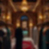 Elegant abaya showcase featuring intricate designs