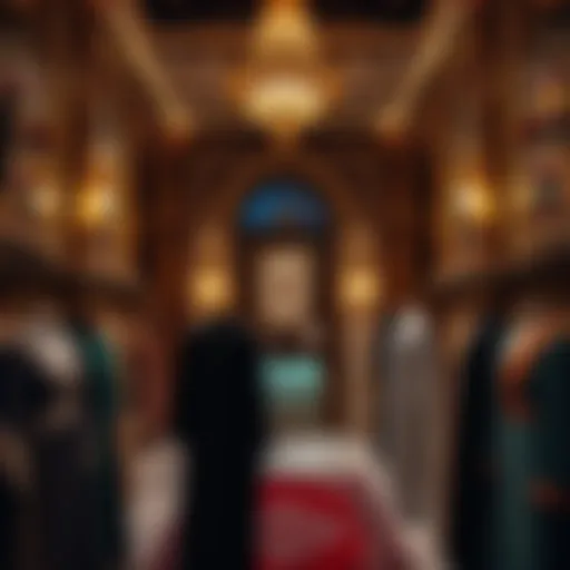 Elegant abaya showcase featuring intricate designs