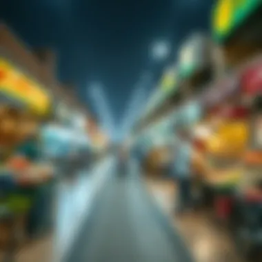 Vibrant Local Market in Ras Al Khor A vibrant local market in Ras Al Khor, highlighting neighborhood amenities