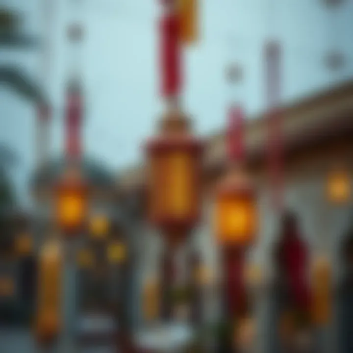 Traditional decorations for Eid Al Fitr