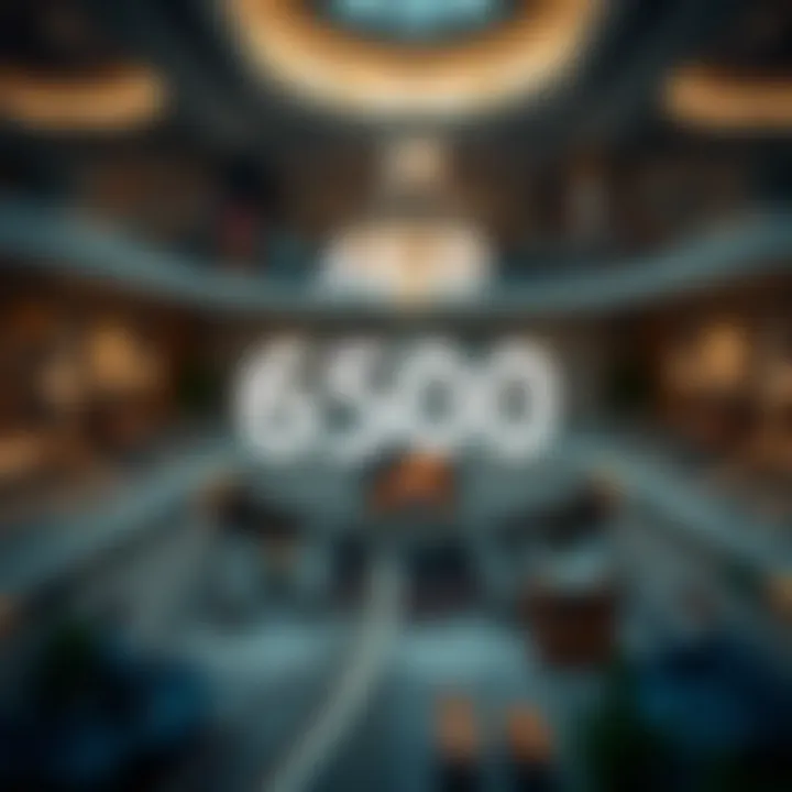 Exchange rate graphic illustrating AED to USD