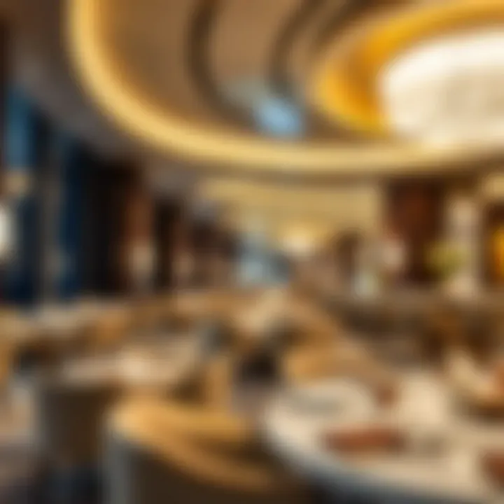 Luxurious Ambiance Luxurious ambiance of a restaurant in Burj Al Arab