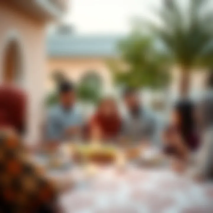 Joyous Family Gathering for Eid al-Fitr Family gathering for Eid al-Fitr celebration