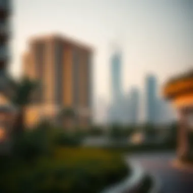 A conceptual illustration of Emaar's sustainable practices in real estate.