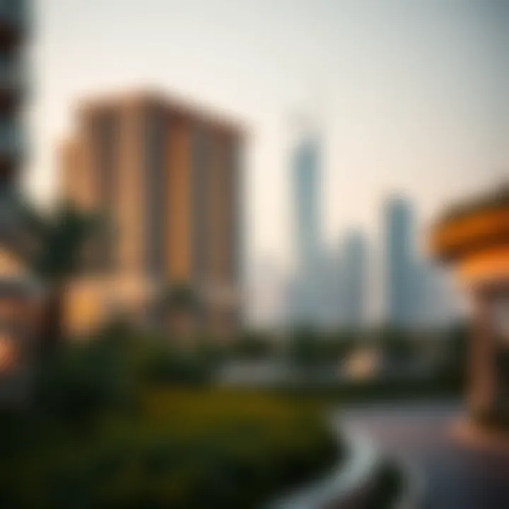 A conceptual illustration of Emaar's sustainable practices in real estate.