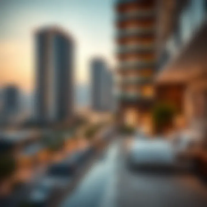 Map highlighting top neighborhoods for 3BHK apartments in Dubai