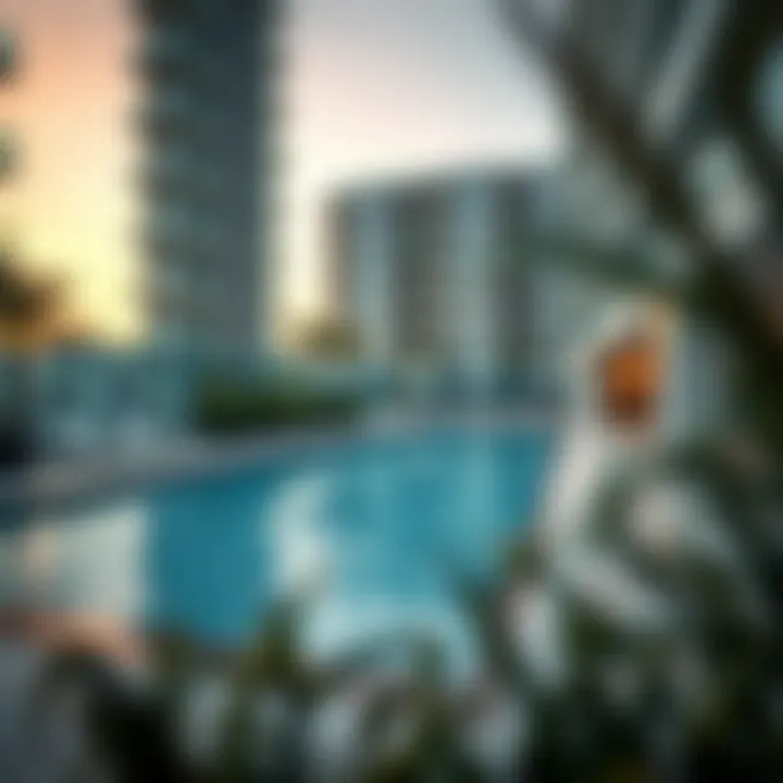 Luxurious amenities in a 3BHK apartment community