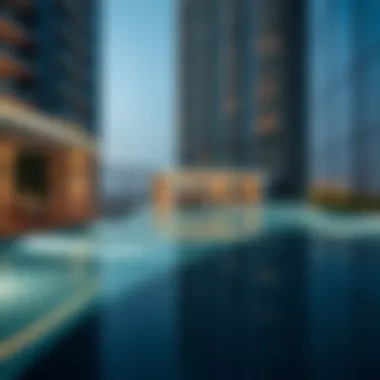 Luxurious Amenities of Al Dana Tower Luxurious amenities within Al Dana Tower, highlighting a sophisticated lifestyle.