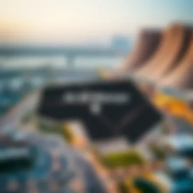 Map highlighting Al Warsan's strategic location in Dubai