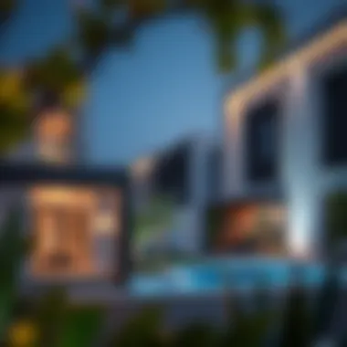 Modern residential architecture in Al Warsan