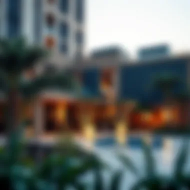 Vibrant community spaces within Binghatti developments