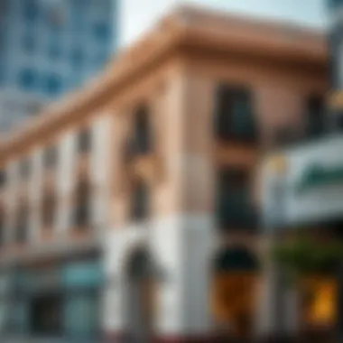 Historic Commercial Buildings in Deira Historic buildings showcasing Deira's rich commercial history