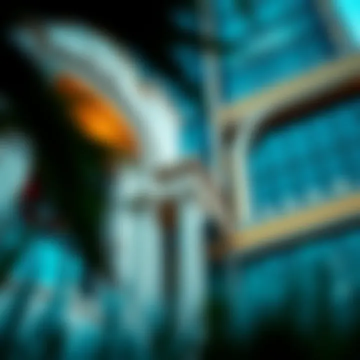 Architectural Details of Chic Tower Architectural details of a prominent chic tower