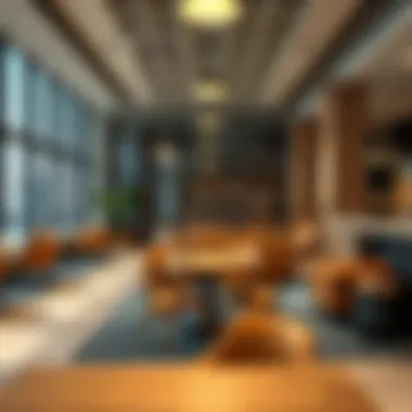 Modern coworking space interior design