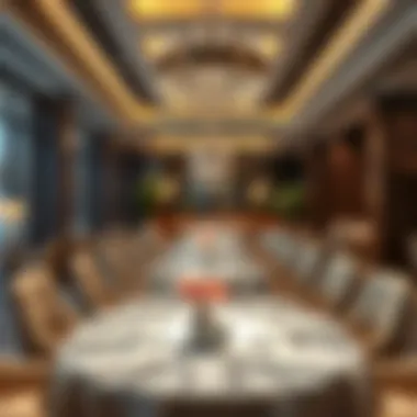 Elegant Fine Dining Ambiance A beautifully arranged table set for a fine dining experience