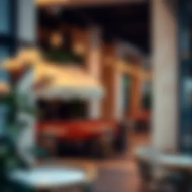 Charming café with a European ambiance in Dubai