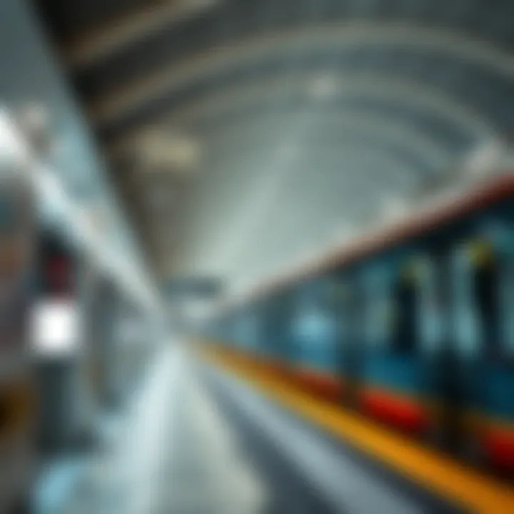 Emirates Metro Station: A Hub of Connectivity Emirates Metro Station showcasing its modern infrastructure and connectivity