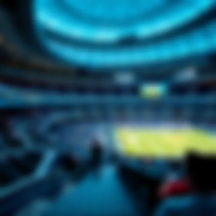 Panoramic view showcasing the atmosphere during an event at Etihad Arena