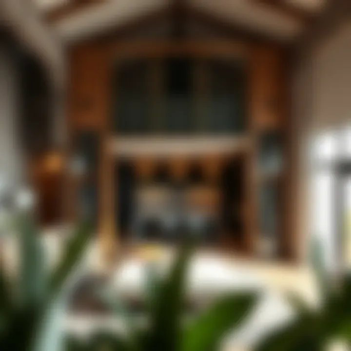 Functionality Meets Aesthetics in Loft Design Elegant loft partition highlighting functionality and aesthetics