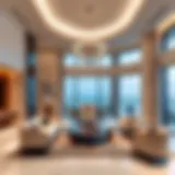 Lavish interior of a Dubai luxury villa showcasing modern design