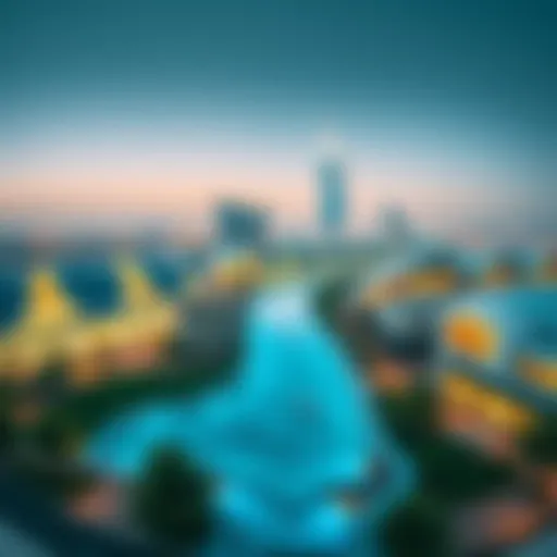 A panoramic view of ضاحية مويلح showcasing its modern architecture