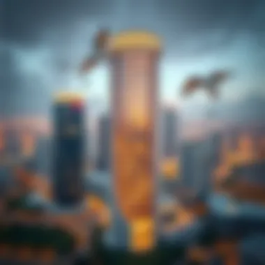 View of the Noora Tower's surroundings and urban integration