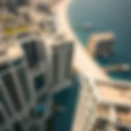 Aerial view of Oceana Residences showcasing the architectural elegance