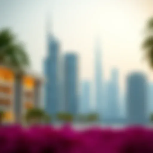 A stunning skyline view of Dubai showcasing modern architecture