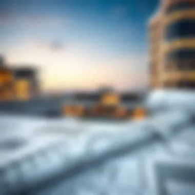 Architectural Plans for New Developments Blueprints and architectural plans for a new Dubai project