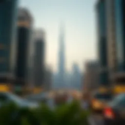 Stunning skyline of modern Dubai showcasing off-plan developments