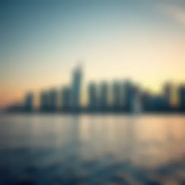 Iconic Skyline: Palm Jumeirah and The Pointe Palm Jumeirah skyline featuring The Pointe